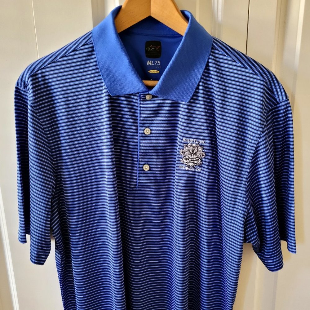 Whistling Straits Logo Golf Shirt by Greg Norman - L